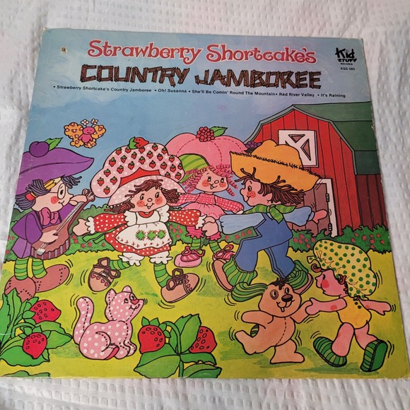 Kid Stuff Records Other - Strawberry Shortcake Country Jamboree Vinyl Record 1981 Kid Stuff KSS LP Vintage